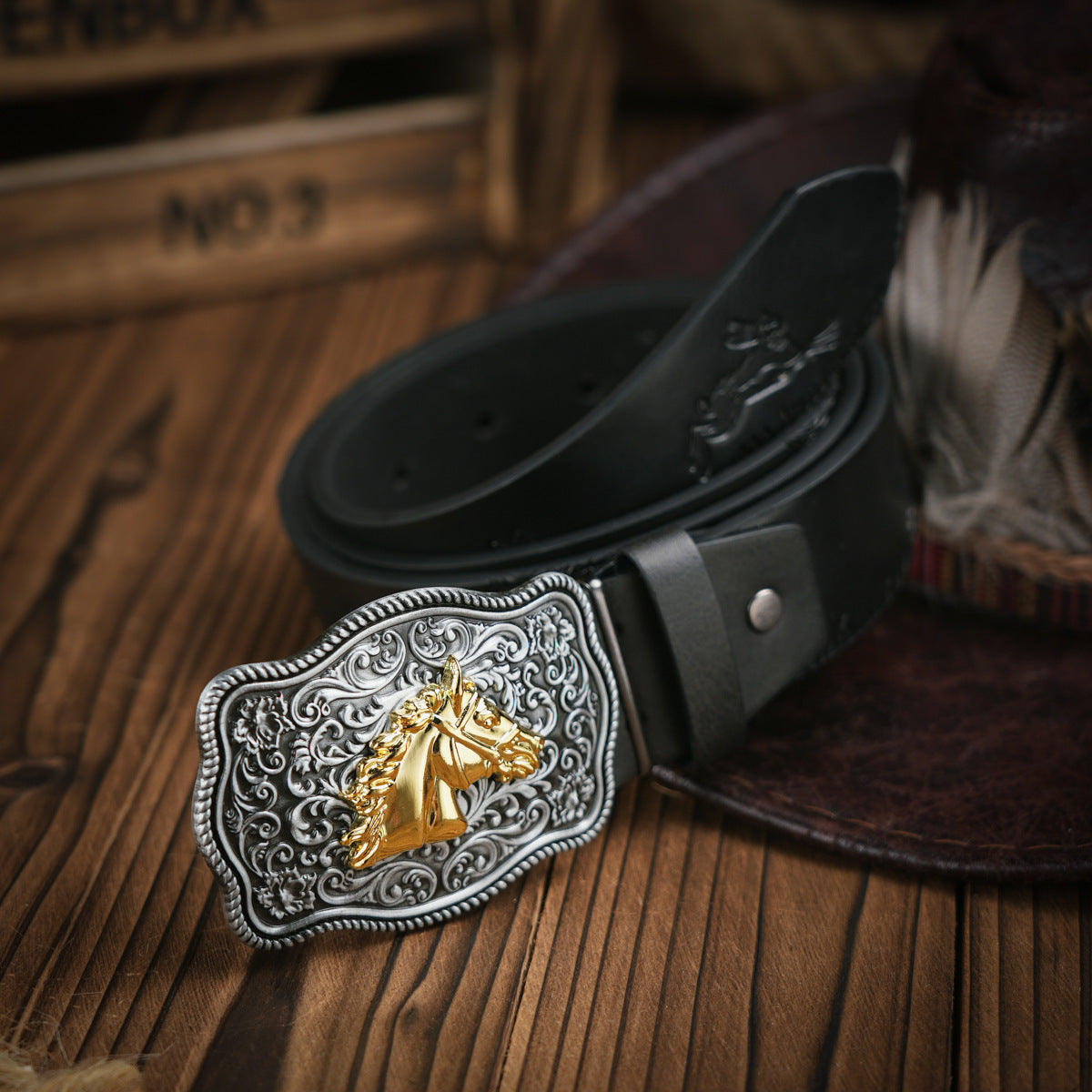 Alloy Cut Western Belts