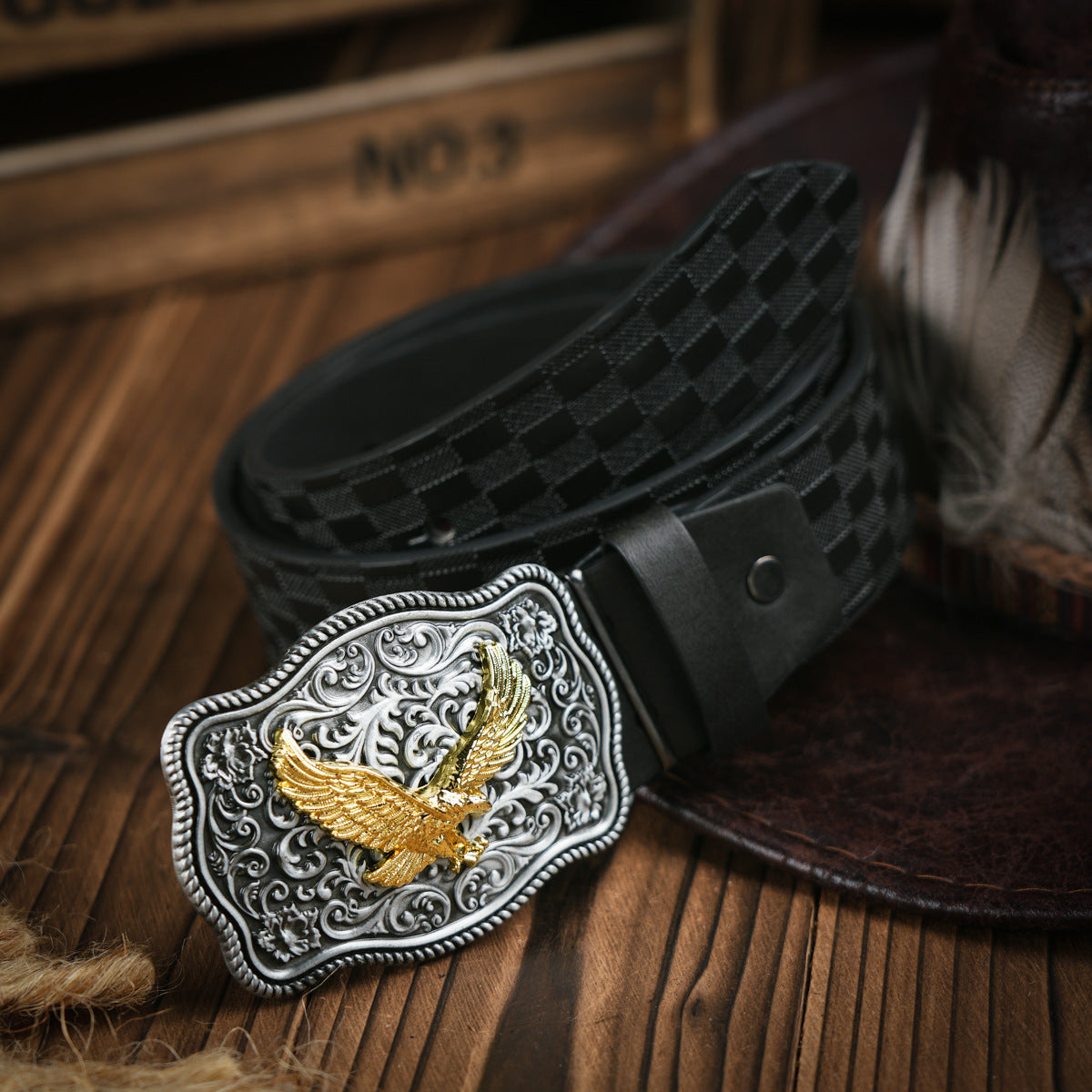 Alloy Cut Western Belts