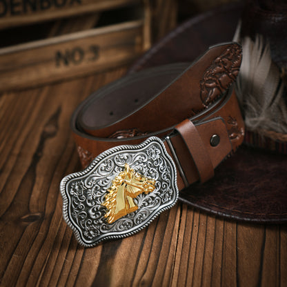 Alloy Cut Western Belts
