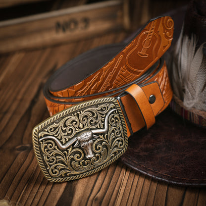 Alloy Cut Western Belts